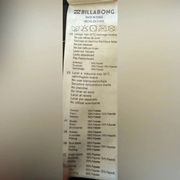 Billabong Snow Pants Ski Snowboard Waterproof 10k  Breathable 10k USS black - Picture 7 of 7